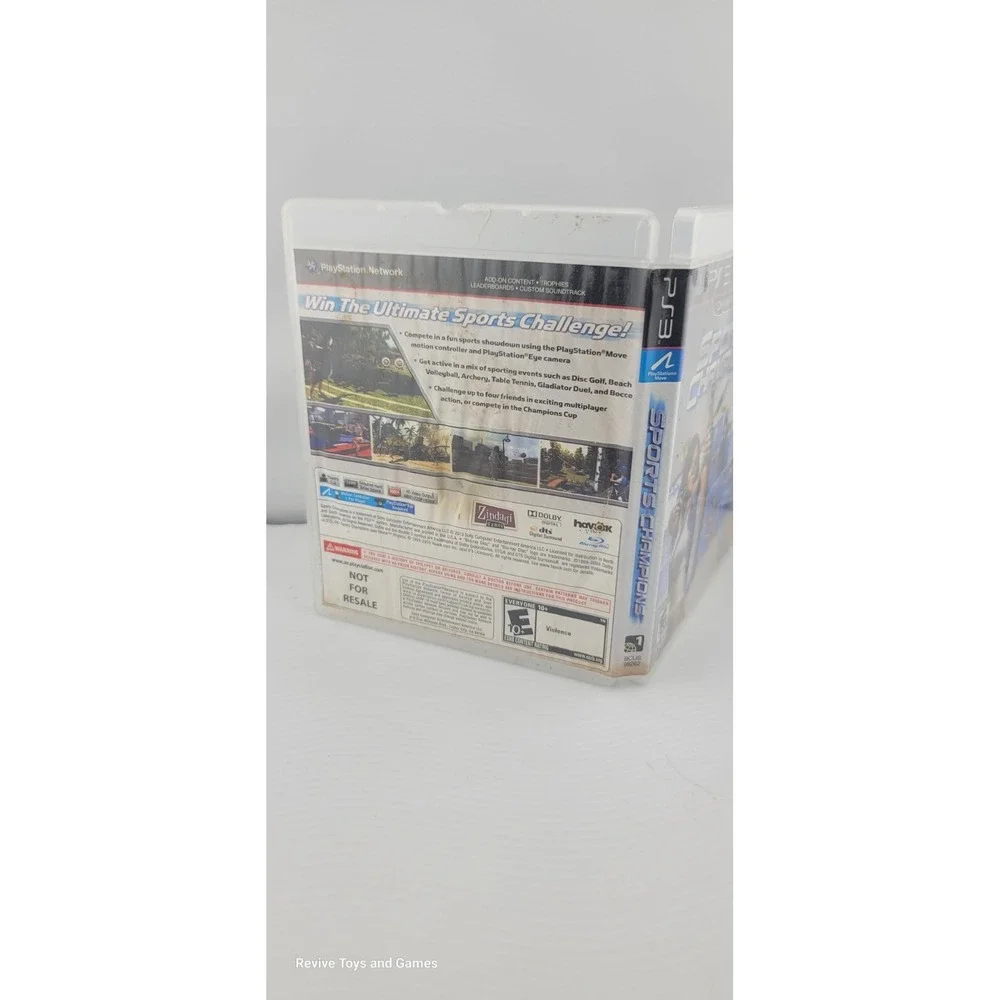 Sports Champions (Sony PlayStation 3, PS3 2010) Game and Case Tested and Working
